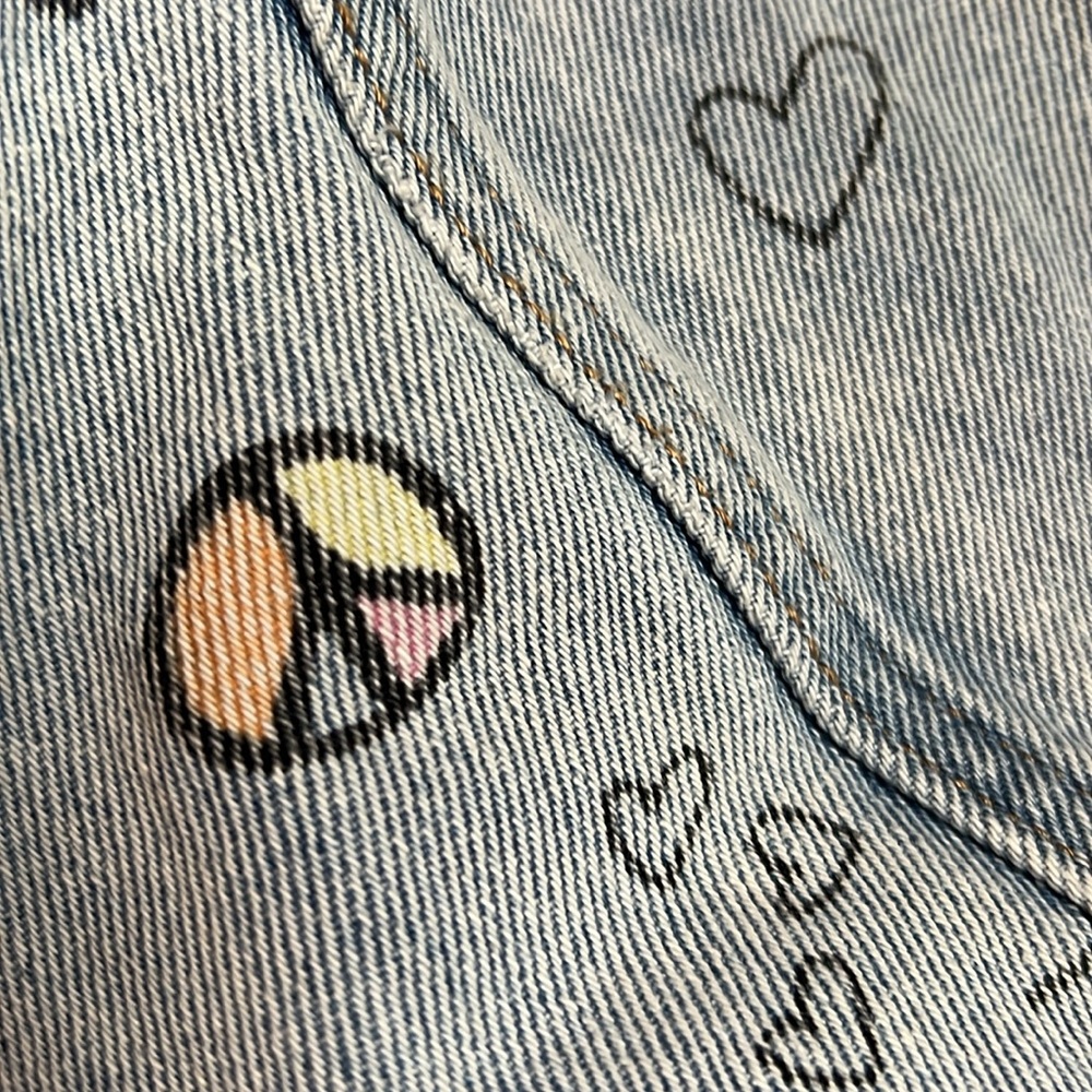 WILD FABLE Wild Graffiti Jean Jacket - Picture 6 of 16